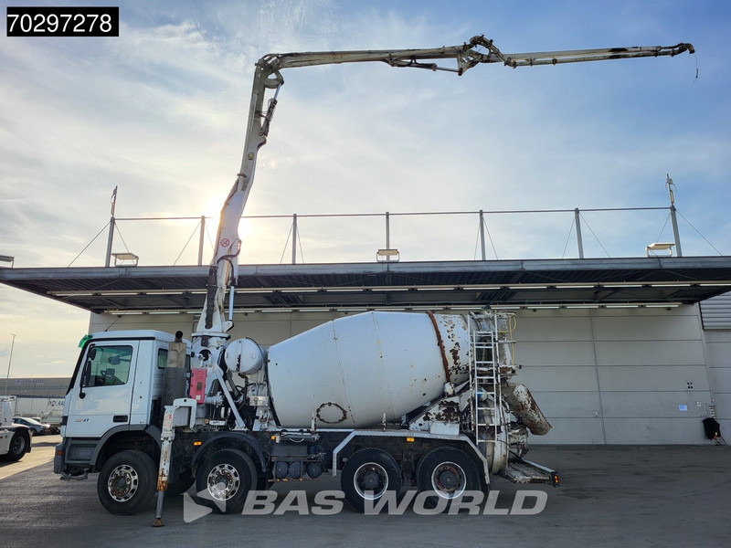 Mercedes-Benz Actros 3241 8X4 Putzmeister TMM 21-G2 PUMI 7m3 Mixer Big-Axle Steelsuspension 3-Pedals Euro 3 - Autobomba de betão: foto 2 Mercedes-Benz Actros 3241 8X4 Putzmeister TMM 21-G2 PUMI 7m3 Mixer Big-Axle Steelsuspension 3-Pedals Euro 3 - Autobomba de betão: foto 2