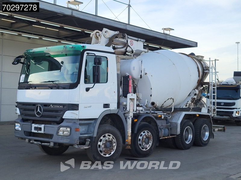 Autobomba de betão Mercedes-Benz Actros 3241 8X4 Putzmeister TMM 21-G2 PUMI 7m3 Mixer Big-Axle Steelsuspension 3-Pedals Euro 3: foto 6 Autobomba de betão Mercedes-Benz Actros 3241 8X4 Putzmeister TMM 21-G2 PUMI 7m3 Mixer Big-Axle Steelsuspension 3-Pedals Euro 3: foto 6