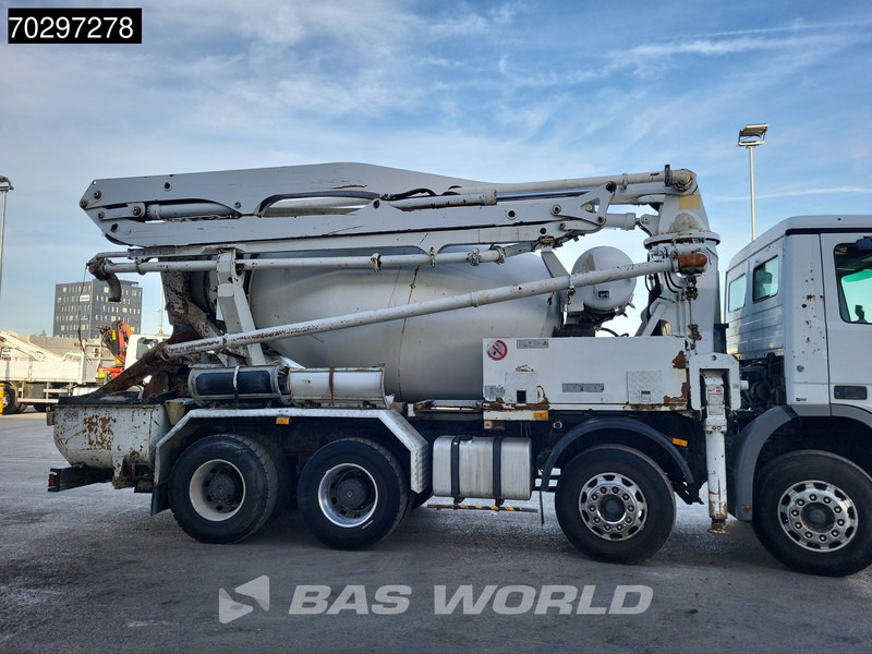 Autobomba de betão Mercedes-Benz Actros 3241 8X4 Putzmeister TMM 21-G2 PUMI 7m3 Mixer Big-Axle Steelsuspension 3-Pedals Euro 3: foto 10 Autobomba de betão Mercedes-Benz Actros 3241 8X4 Putzmeister TMM 21-G2 PUMI 7m3 Mixer Big-Axle Steelsuspension 3-Pedals Euro 3: foto 10