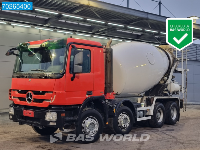 Mercedes-Benz Actros 3541 8X4 Big-Axle Steelsuspension 9m3 Mixer Euro 5 - Camião betoneira: foto 1 Mercedes-Benz Actros 3541 8X4 Big-Axle Steelsuspension 9m3 Mixer Euro 5 - Camião betoneira: foto 1