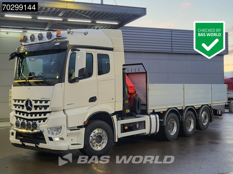 Mercedes-Benz Aroc 3653 Arocs 8X4 Palfinger PK26002-EH G Kran Crane Remote Lift + steering axle Euro 6 - Camião de caixa aberta/ Plataforma, Camião grua: foto 1 Mercedes-Benz Aroc 3653 Arocs 8X4 Palfinger PK26002-EH G Kran Crane Remote Lift + steering axle Euro 6 - Camião de caixa aberta/ Plataforma, Camião grua: foto 1