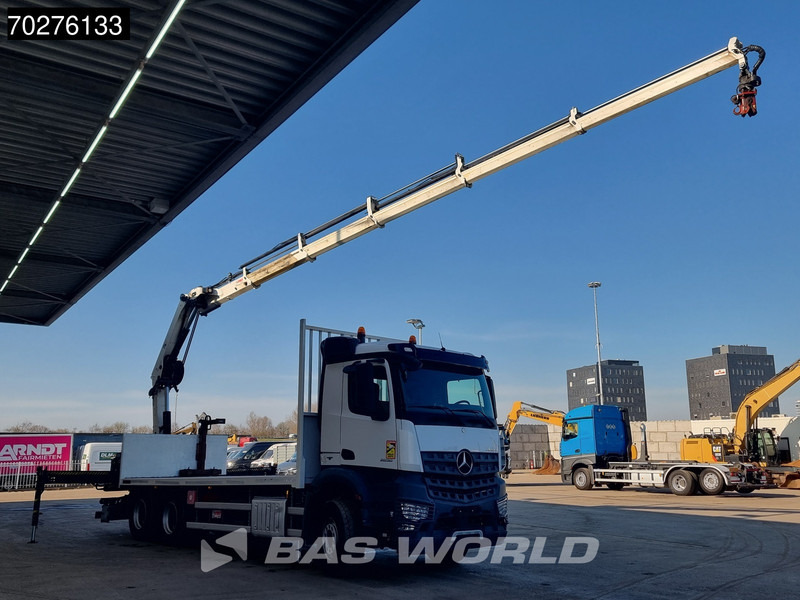 Mercedes-Benz Arocs 2636 6X4 HIAB X-HIDUO 188 ES-S Crane Kran Big axle Euro 6 - Camião de caixa aberta/ Plataforma, Camião grua: foto 3 Mercedes-Benz Arocs 2636 6X4 HIAB X-HIDUO 188 ES-S Crane Kran Big axle Euro 6 - Camião de caixa aberta/ Plataforma, Camião grua: foto 3