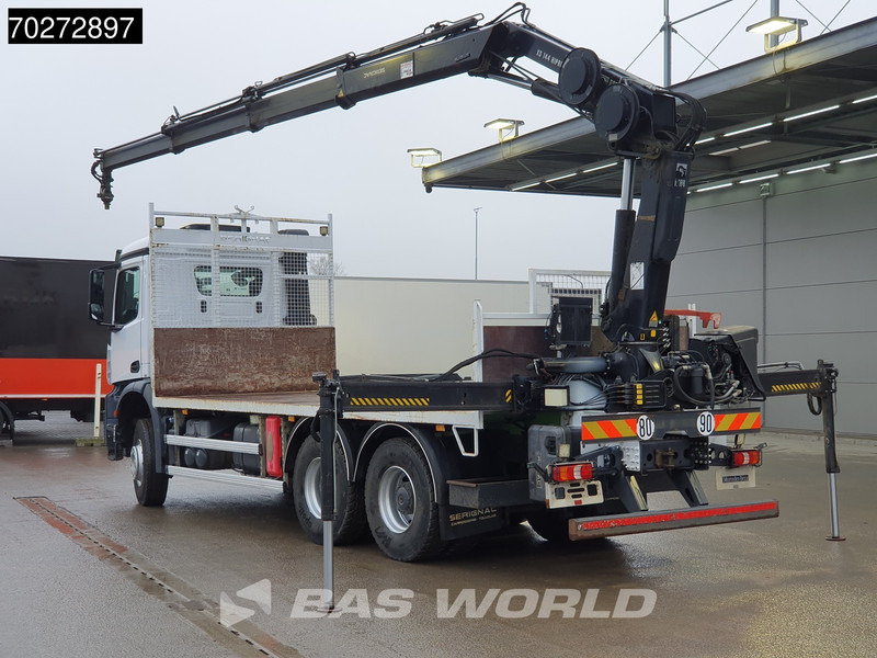 Mercedes-Benz Arocs 2636 6X4 Hiab 144 E-3 Hipro Kran Crane Remote Full Steel Euro 6 - Camião de caixa aberta/ Plataforma, Camião grua: foto 3 Mercedes-Benz Arocs 2636 6X4 Hiab 144 E-3 Hipro Kran Crane Remote Full Steel Euro 6 - Camião de caixa aberta/ Plataforma, Camião grua: foto 3