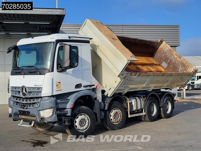 Mercedes-Benz Arocs 3240 8X4 12m3 2-side Tipper Steel Suspension Automatic Big-Axle Euro 6 - Camião basculante: foto 5 Mercedes-Benz Arocs 3240 8X4 12m3 2-side Tipper Steel Suspension Automatic Big-Axle Euro 6 - Camião basculante: foto 5