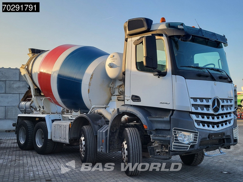 Mercedes-Benz Arocs 3240 8X4 9m3 Stetter mixer Steelsuspension Automatic Euro 6 - Camião betoneira: foto 3 Mercedes-Benz Arocs 3240 8X4 9m3 Stetter mixer Steelsuspension Automatic Euro 6 - Camião betoneira: foto 3