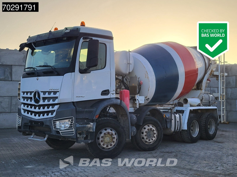 Mercedes-Benz Arocs 3240 8X4 9m3 Stetter mixer Steelsuspension Automatic Euro 6 - Camião betoneira: foto 1 Mercedes-Benz Arocs 3240 8X4 9m3 Stetter mixer Steelsuspension Automatic Euro 6 - Camião betoneira: foto 1