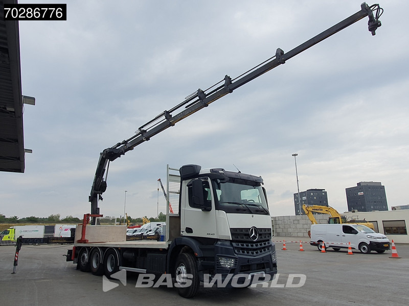 Mercedes-Benz Arocs 3240 8X4 HIAB 211E-6 HIPRO Big-Axle Lift+Steering Navi Euro 6 - Camião de caixa aberta/ Plataforma, Camião grua: foto 3 Mercedes-Benz Arocs 3240 8X4 HIAB 211E-6 HIPRO Big-Axle Lift+Steering Navi Euro 6 - Camião de caixa aberta/ Plataforma, Camião grua: foto 3
