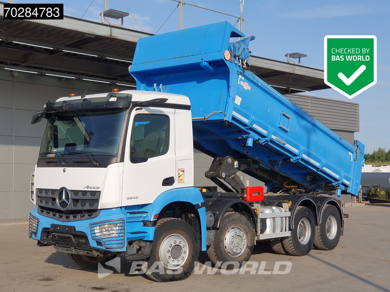Mercedes-Benz Arocs 3243 8X4 14m3 2-side tipper Big-Axle Steelsuspension Navi Euro 6 - Camião basculante: foto 1 Mercedes-Benz Arocs 3243 8X4 14m3 2-side tipper Big-Axle Steelsuspension Navi Euro 6 - Camião basculante: foto 1