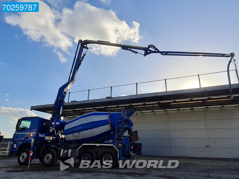 Mercedes-Benz Arocs 3251 8X4 PUMI Putzmeister TMM 24 + Liebherr 7m3 Mixer Retarder Euro 6 - Autobomba de betão: foto 3 Mercedes-Benz Arocs 3251 8X4 PUMI Putzmeister TMM 24 + Liebherr 7m3 Mixer Retarder Euro 6 - Autobomba de betão: foto 3