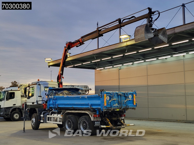 Mercedes-Benz Arocs 3343 6X4 Palfinger PK12.501 SLD Kran Crane 7m3 tipper Big-Axle Automatic Euro 6 - Camião basculante, Camião grua: foto 2 Mercedes-Benz Arocs 3343 6X4 Palfinger PK12.501 SLD Kran Crane 7m3 tipper Big-Axle Automatic Euro 6 - Camião basculante, Camião grua: foto 2