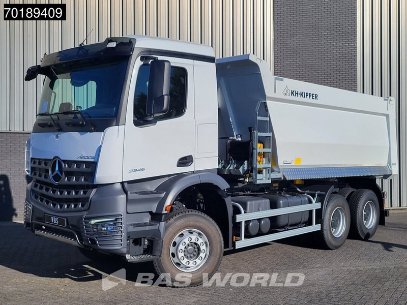 Mercedes-Benz Arocs 3345 6X4 NEW! 18m3 KH-Kipper Automatic Full Steel suspension Big-Axle Euro 3 - Camião basculante: foto 1 Mercedes-Benz Arocs 3345 6X4 NEW! 18m3 KH-Kipper Automatic Full Steel suspension Big-Axle Euro 3 - Camião basculante: foto 1