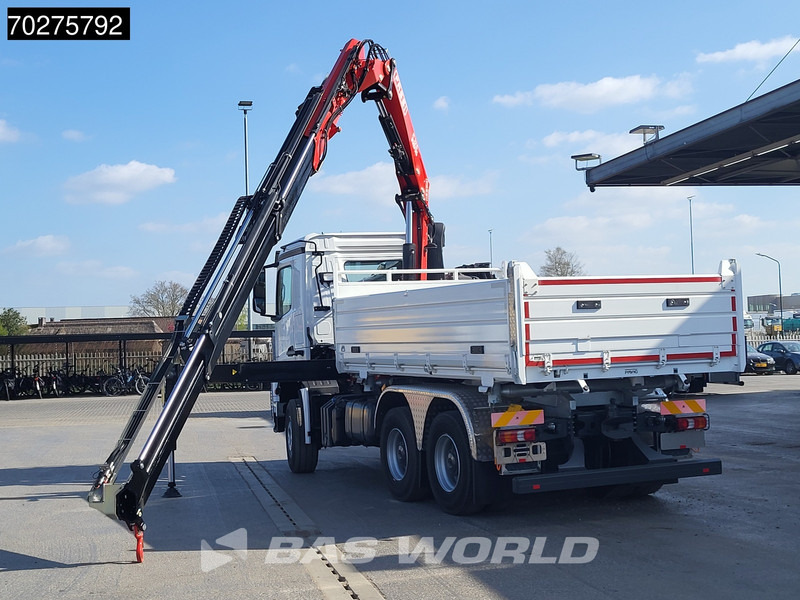 Mercedes-Benz Arocs 3348 6X4 Fasi F195A.2.24 Kran 3 sided tipper 9m3 Big-Axle Navi Euro 6 - Camião basculante, Camião grua: foto 5 Mercedes-Benz Arocs 3348 6X4 Fasi F195A.2.24 Kran 3 sided tipper 9m3 Big-Axle Navi Euro 6 - Camião basculante, Camião grua: foto 5