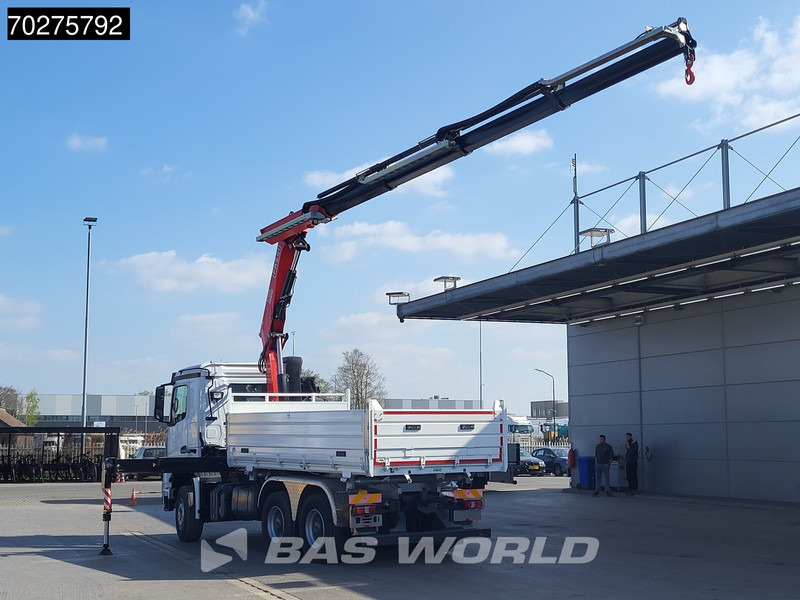 Mercedes-Benz Arocs 3348 6X4 Fasi F195A.2.24 Kran 3 sided tipper 9m3 Big-Axle Navi Euro 6 - Camião basculante, Camião grua: foto 2 Mercedes-Benz Arocs 3348 6X4 Fasi F195A.2.24 Kran 3 sided tipper 9m3 Big-Axle Navi Euro 6 - Camião basculante, Camião grua: foto 2
