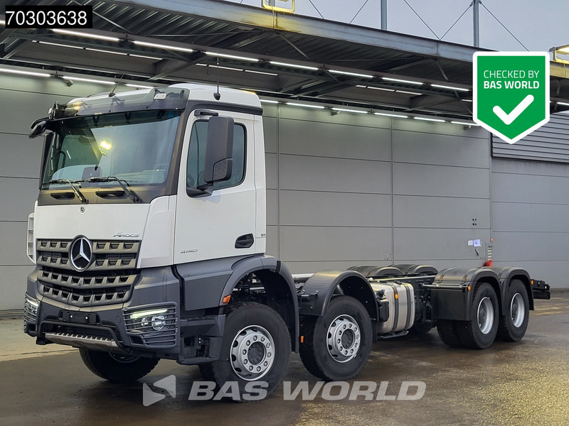 Mercedes-Benz Arocs 4140 8X4 NEW! Chassis Automatic Steelsuspension Euro 5 - Camião chassi: foto 1 Mercedes-Benz Arocs 4140 8X4 NEW! Chassis Automatic Steelsuspension Euro 5 - Camião chassi: foto 1