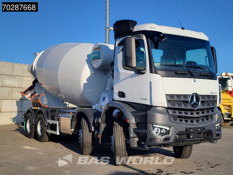 Mercedes-Benz Arocs 4142 8X4 New! 12m3 IMER Mixer Steelsuspension Automatic Big-Axle Euro 6 - Camião betoneira: foto 3 Mercedes-Benz Arocs 4142 8X4 New! 12m3 IMER Mixer Steelsuspension Automatic Big-Axle Euro 6 - Camião betoneira: foto 3