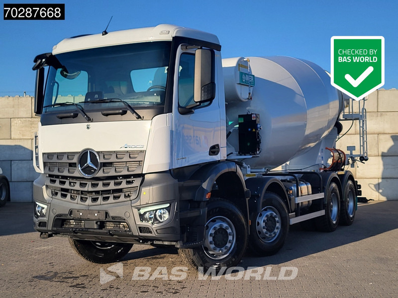 Mercedes-Benz Arocs 4142 8X4 New! 12m3 IMER Mixer Steelsuspension Automatic Big-Axle Euro 6 - Camião betoneira: foto 1 Mercedes-Benz Arocs 4142 8X4 New! 12m3 IMER Mixer Steelsuspension Automatic Big-Axle Euro 6 - Camião betoneira: foto 1