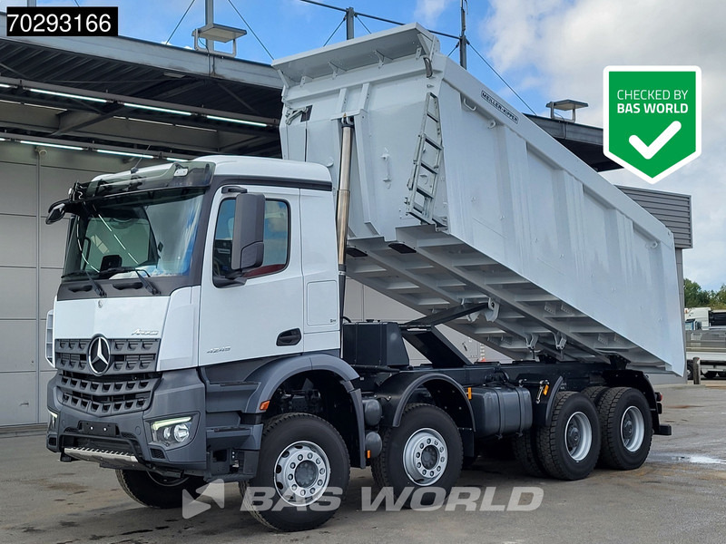 Mercedes-Benz Arocs 4245 8X4 New! 22m3 Meiller Kipper Big-Axle Steelsuspension Manual Euro 3 - Camião basculante: foto 1 Mercedes-Benz Arocs 4245 8X4 New! 22m3 Meiller Kipper Big-Axle Steelsuspension Manual Euro 3 - Camião basculante: foto 1