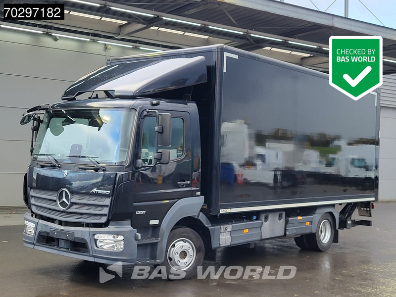 Mercedes-Benz Atego 1221 4X2 12tonner Automatic 1500kg Ladebordwand Airco Euro 6 - Camião furgão: foto 1 Mercedes-Benz Atego 1221 4X2 12tonner Automatic 1500kg Ladebordwand Airco Euro 6 - Camião furgão: foto 1