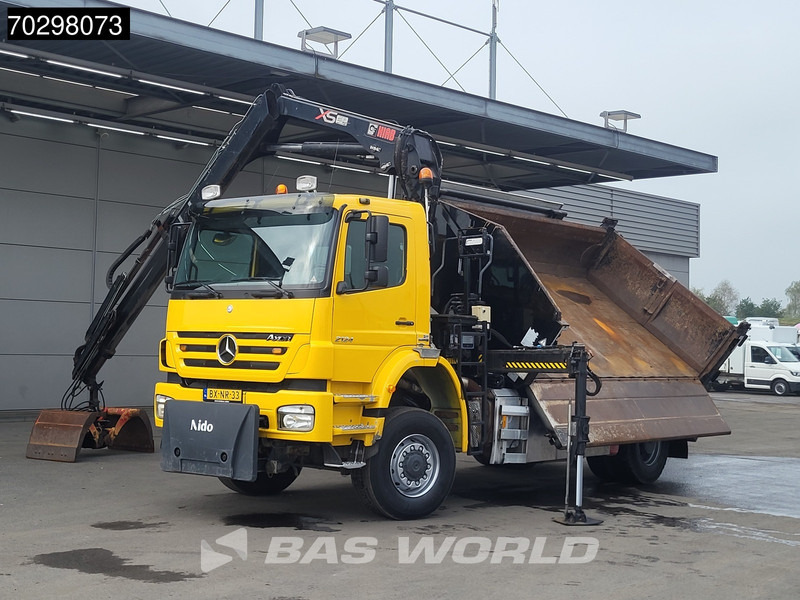 Mercedes-Benz Axor 2124 Axor 4X4 HIAB 122 B-2 HIDUO Crane Tipper Full Steel Big-Axle Euro 5 - Camião basculante, Camião grua: foto 5 Mercedes-Benz Axor 2124 Axor 4X4 HIAB 122 B-2 HIDUO Crane Tipper Full Steel Big-Axle Euro 5 - Camião basculante, Camião grua: foto 5