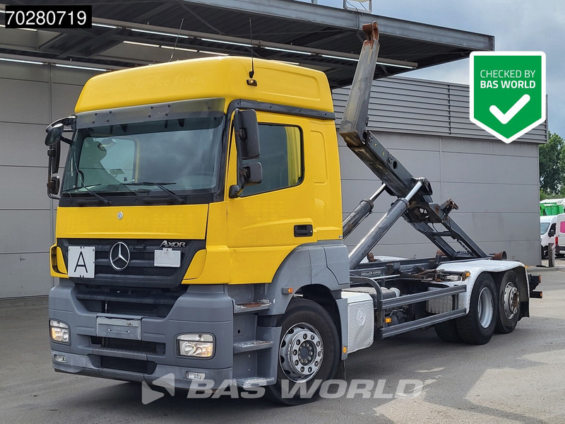 Mercedes-Benz Axor 2543 6X2 Meiller RK 20.70 hooklift Manual Retarder Liftachse Euro 5 - Camião polibenne: foto 1 Mercedes-Benz Axor 2543 6X2 Meiller RK 20.70 hooklift Manual Retarder Liftachse Euro 5 - Camião polibenne: foto 1