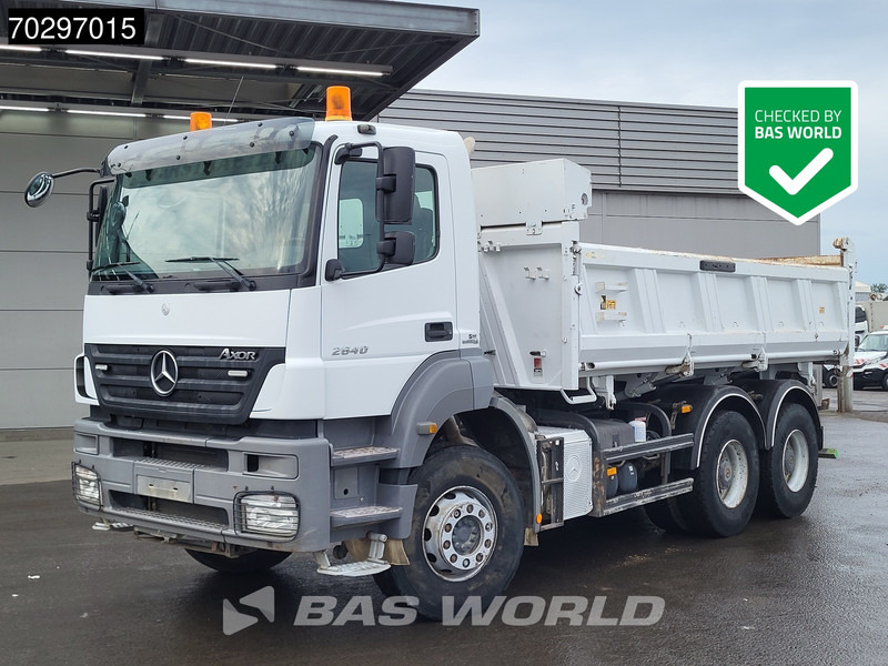 Mercedes-Benz Axor 2640 6X4 10m3 Meiller Tipper Steelsuspension Manual Euro 4 - Camião basculante: foto 1 Mercedes-Benz Axor 2640 6X4 10m3 Meiller Tipper Steelsuspension Manual Euro 4 - Camião basculante: foto 1