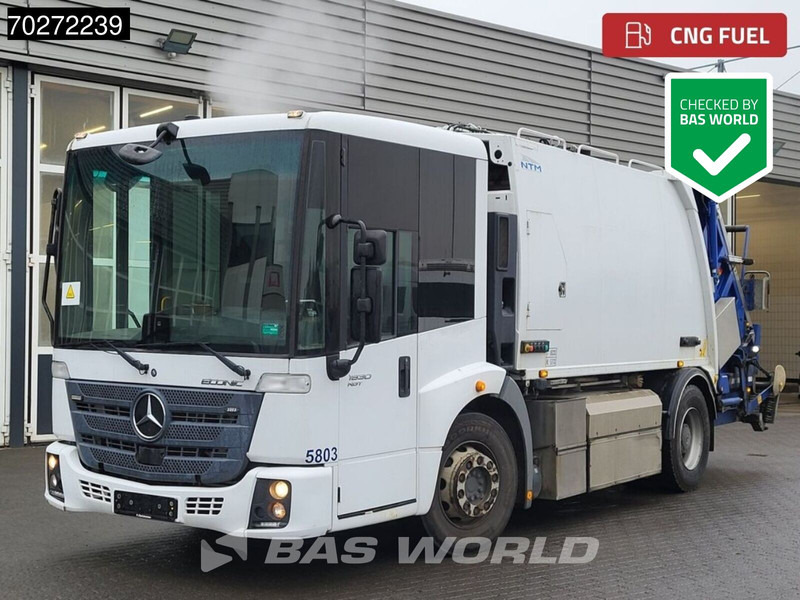 Mercedes-Benz Econic 1830 4X2 CNG! Engine 13m3 NTM KGLS-HL Big-Axle Euro 6 - Caminhão de lixo: foto 1 Mercedes-Benz Econic 1830 4X2 CNG! Engine 13m3 NTM KGLS-HL Big-Axle Euro 6 - Caminhão de lixo: foto 1
