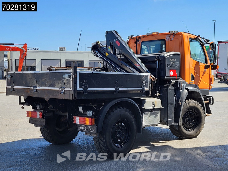 Camião de caixa aberta/ Plataforma, Camião grua Mercedes-Benz U20 4X4 Hiab 022D-3 HIDUO Kran Crane Hydraulic Euro 5: foto 11