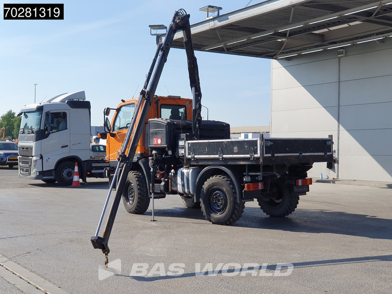 Camião de caixa aberta/ Plataforma, Camião grua Mercedes-Benz U20 4X4 Hiab 022D-3 HIDUO Kran Crane Hydraulic Euro 5: foto 6