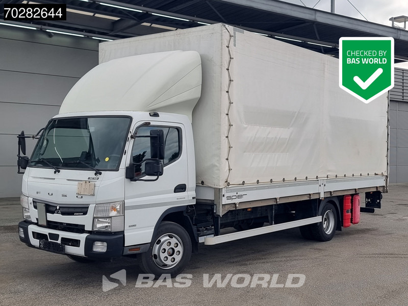 Mitsubishi 7C18 4X2 1000kg Ladebordwand Automatic Euro 6 - Camião de lona: foto 1 Mitsubishi 7C18 4X2 1000kg Ladebordwand Automatic Euro 6 - Camião de lona: foto 1