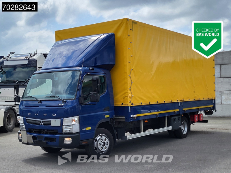 Mitsubishi 7C18 4X2 7.5tons Curtainsides Ladebordwand Automatic Euro 6 - Camião furgão: foto 1 Mitsubishi 7C18 4X2 7.5tons Curtainsides Ladebordwand Automatic Euro 6 - Camião furgão: foto 1