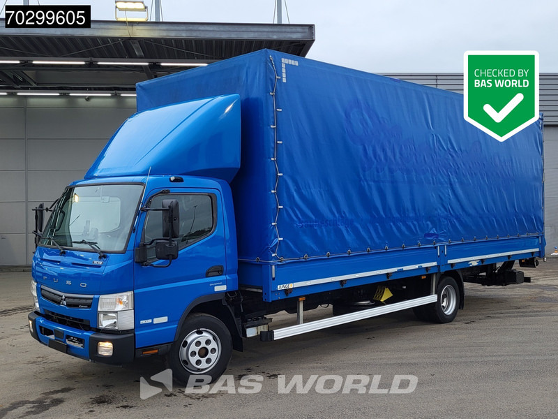 Mitsubishi Canter 7C18 4X2 Curtainsider Automatic 1000kg Ladebordwand Euro 6 - Camião de lona: foto 1 Mitsubishi Canter 7C18 4X2 Curtainsider Automatic 1000kg Ladebordwand Euro 6 - Camião de lona: foto 1