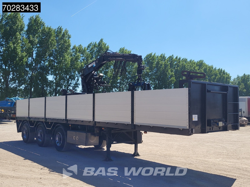 Pacton TPD347 TUV 02/26 2x Steering Axle Crane 16R - Semi-reboque plataforma/ Caixa aberta: foto 3 Pacton TPD347 TUV 02/26 2x Steering Axle Crane 16R - Semi-reboque plataforma/ Caixa aberta: foto 3