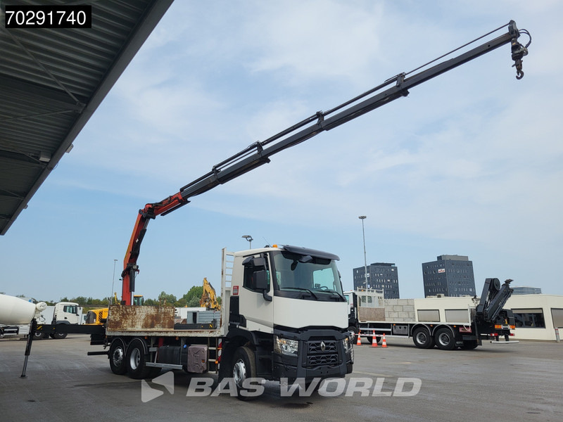 Renault C 380 6X2 Palfinger PK 22002 EH Crane Optibrake Euro 6 - Camião de caixa aberta/ Plataforma, Camião grua: foto 3 Renault C 380 6X2 Palfinger PK 22002 EH Crane Optibrake Euro 6 - Camião de caixa aberta/ Plataforma, Camião grua: foto 3
