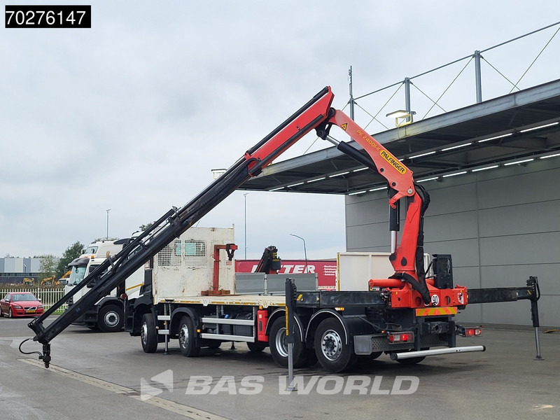 Camião de caixa aberta/ Plataforma, Camião grua Renault C 380 8X2 Palfinger PK24001K Remote Lenkachse Euro 6: foto 5