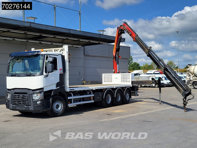 Renault C 380 8X4 Palfinger PK 23001 EH Remote Lift+Lenkachse Euro 6 - Camião de caixa aberta/ Plataforma, Camião grua: foto 3 Renault C 380 8X4 Palfinger PK 23001 EH Remote Lift+Lenkachse Euro 6 - Camião de caixa aberta/ Plataforma, Camião grua: foto 3