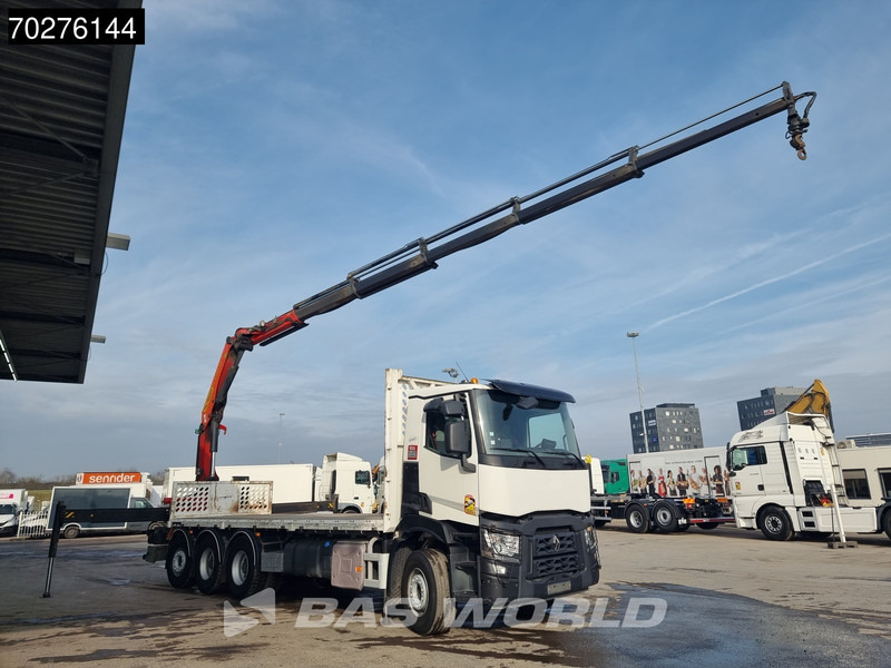 Renault C 380 8X4 Palfinger PK 23001 EH Remote Lift+Lenkachse Euro 6 - Camião de caixa aberta/ Plataforma, Camião grua: foto 3 Renault C 380 8X4 Palfinger PK 23001 EH Remote Lift+Lenkachse Euro 6 - Camião de caixa aberta/ Plataforma, Camião grua: foto 3