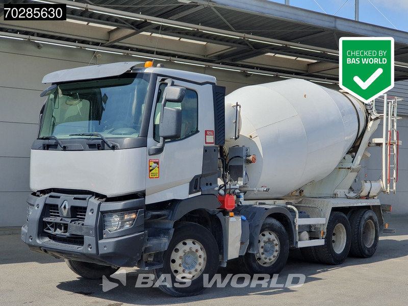 Renault C 430 8X4 9m3 Euromixbeton Mixer Steelsuspension Automatic Euro 6 - Camião betoneira: foto 1 Renault C 430 8X4 9m3 Euromixbeton Mixer Steelsuspension Automatic Euro 6 - Camião betoneira: foto 1