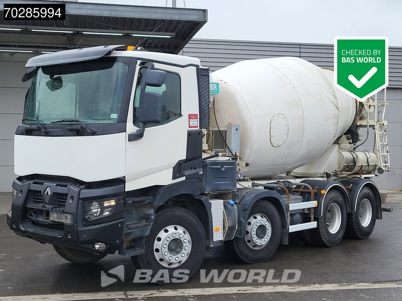 Renault C 430 8X4 9m3 IMER Mixer Big-Axle Steelsuspension Automatic Euro 6 - Camião betoneira: foto 1 Renault C 430 8X4 9m3 IMER Mixer Big-Axle Steelsuspension Automatic Euro 6 - Camião betoneira: foto 1