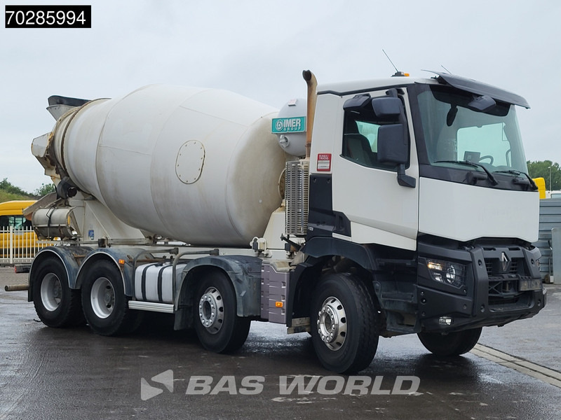 Renault C 430 8X4 9m3 IMER Mixer Big-Axle Steelsuspension Automatic Euro 6 - Camião betoneira: foto 3 Renault C 430 8X4 9m3 IMER Mixer Big-Axle Steelsuspension Automatic Euro 6 - Camião betoneira: foto 3