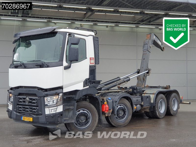 Renault C 430 8X4 NL-Truck Hiab XR21Z59-P-0-2A Hooklift Big-Axle Steelsuspension Euro 6 - Camião polibenne: foto 1 Renault C 430 8X4 NL-Truck Hiab XR21Z59-P-0-2A Hooklift Big-Axle Steelsuspension Euro 6 - Camião polibenne: foto 1