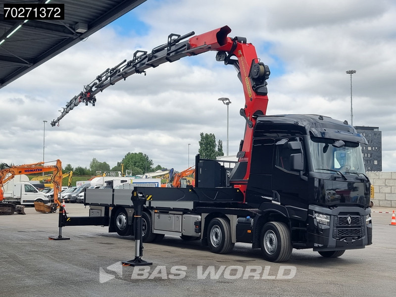 Renault C 520 8X2 Palfinger PK65002 SH Crane Jib Winch Lift+steering Axle Euro 6 - Camião de caixa aberta/ Plataforma, Camião grua: foto 3 Renault C 520 8X2 Palfinger PK65002 SH Crane Jib Winch Lift+steering Axle Euro 6 - Camião de caixa aberta/ Plataforma, Camião grua: foto 3