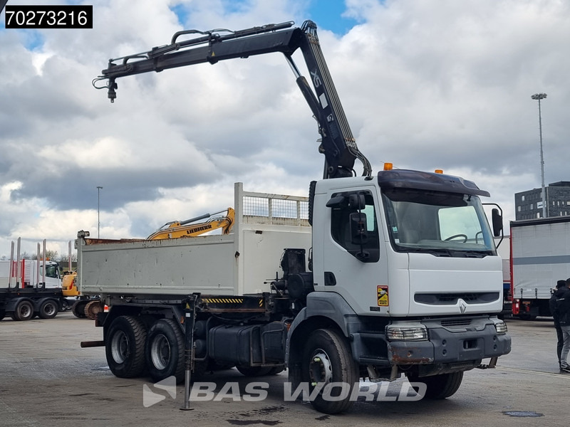 Renault Kerax 360 6X4 Hiab 144 B-2 Hiduo Kran Manual Big-Axle Steelsuspension Euro 3 - Camião basculante, Camião grua: foto 3 Renault Kerax 360 6X4 Hiab 144 B-2 Hiduo Kran Manual Big-Axle Steelsuspension Euro 3 - Camião basculante, Camião grua: foto 3