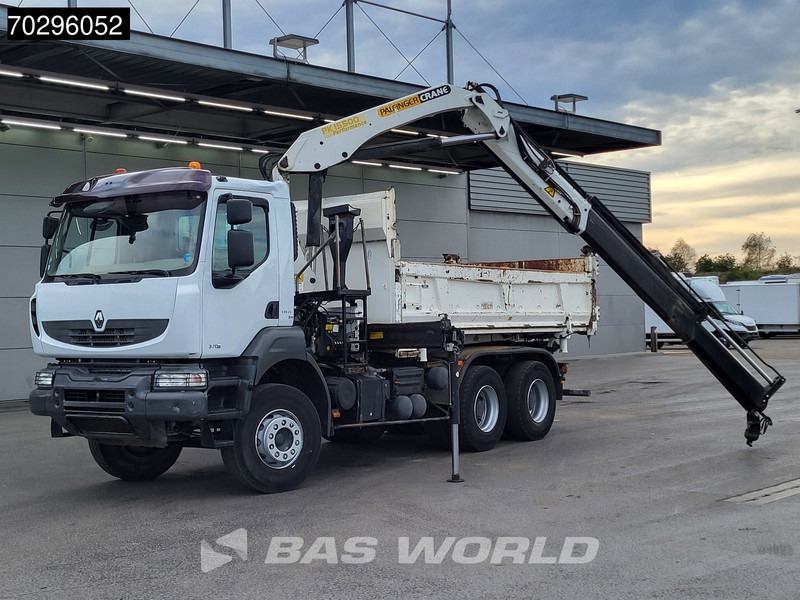 Renault Kerax 370 6X4 Palfinger PK15500 Crane Kran 2-side Tipper Retarder Manual Euro 4 - Camião basculante, Camião grua: foto 3 Renault Kerax 370 6X4 Palfinger PK15500 Crane Kran 2-side Tipper Retarder Manual Euro 4 - Camião basculante, Camião grua: foto 3