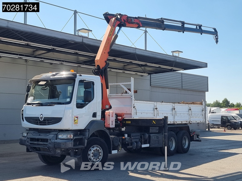 Renault Kerax 370 6X4 Palfinger PK16502 Kran Crane Big-Axle Steel suspension Euro 4 - Camião basculante, Camião grua: foto 1 Renault Kerax 370 6X4 Palfinger PK16502 Kran Crane Big-Axle Steel suspension Euro 4 - Camião basculante, Camião grua: foto 1
