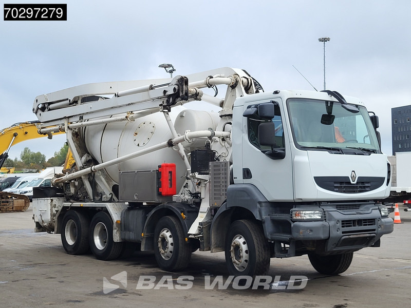 Camião betoneira Renault Kerax 8X4 Mecbo M3-23/100-BZ Pomp+Mixer Big-Axle Steelsuspension Euro 5: foto 8