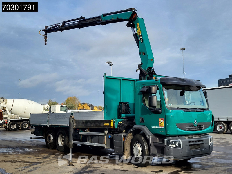 Renault Premium 380 6X2 Palfinger PK20002 Crane Kran Lift+Steering Axle Air suspension Euro 5 - Camião de caixa aberta/ Plataforma, Camião grua: foto 3 Renault Premium 380 6X2 Palfinger PK20002 Crane Kran Lift+Steering Axle Air suspension Euro 5 - Camião de caixa aberta/ Plataforma, Camião grua: foto 3