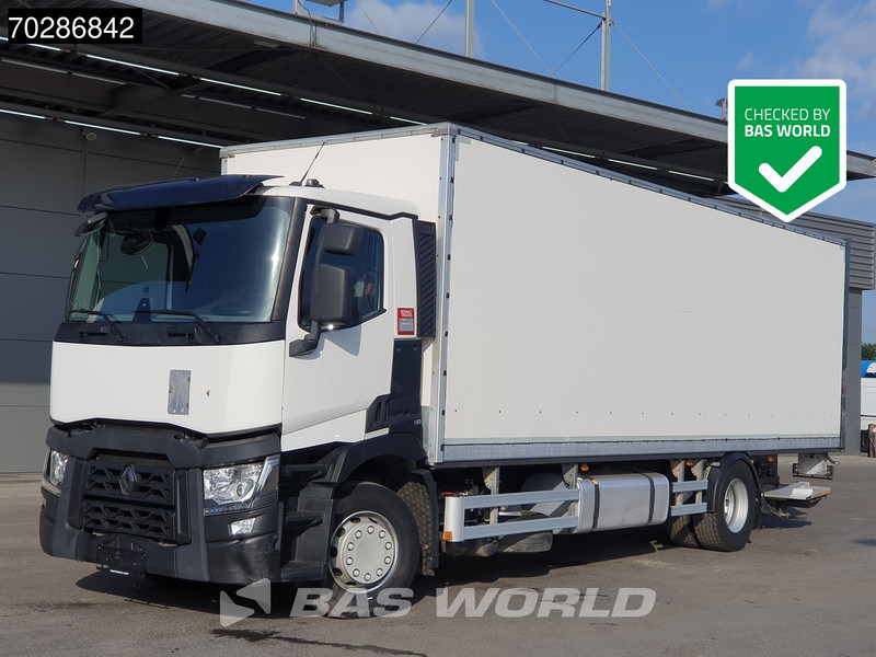 Renault T 380 4X2 19tonner Palfinger Ladebordwand Automatic Euro 6 - Camião furgão: foto 1 Renault T 380 4X2 19tonner Palfinger Ladebordwand Automatic Euro 6 - Camião furgão: foto 1