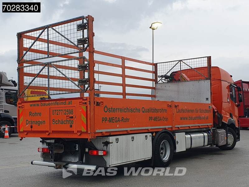 Camião de caixa aberta/ Plataforma, Camião grua Renault T 380 4X2 Palfinger PK18002-EH Kran Crane Retarder Standklima Euro 6: foto 9