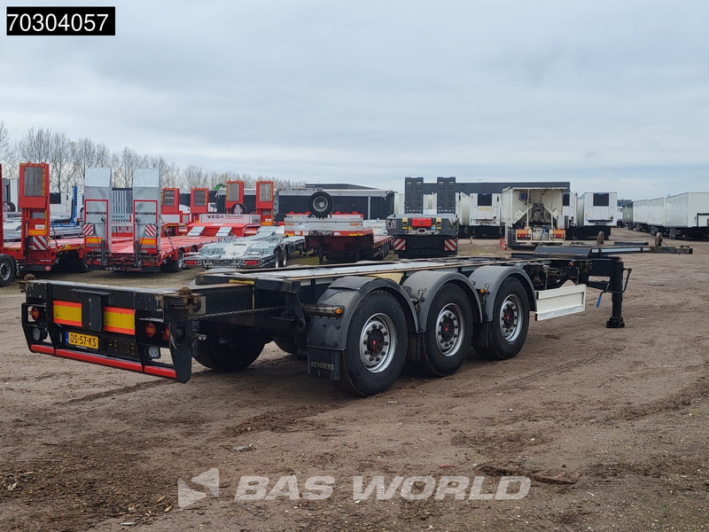 Semi-reboque transportador de contêineres/ Caixa móvel Renders 800 3 axles TUV 10/26 Multi 45'ft Lifting Axle: foto 6