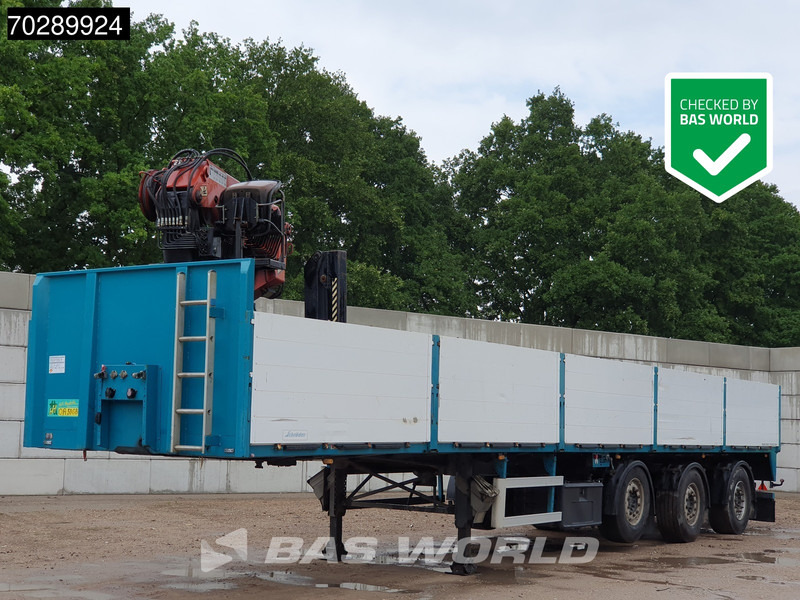 SCHROEDER WIESMOOR S12/27P2-13,2KR 2 steal wheels Liftachse 2 x Lenkachse - Semi-reboque plataforma/ Caixa aberta: foto 1 SCHROEDER WIESMOOR S12/27P2-13,2KR 2 steal wheels Liftachse 2 x Lenkachse - Semi-reboque plataforma/ Caixa aberta: foto 1